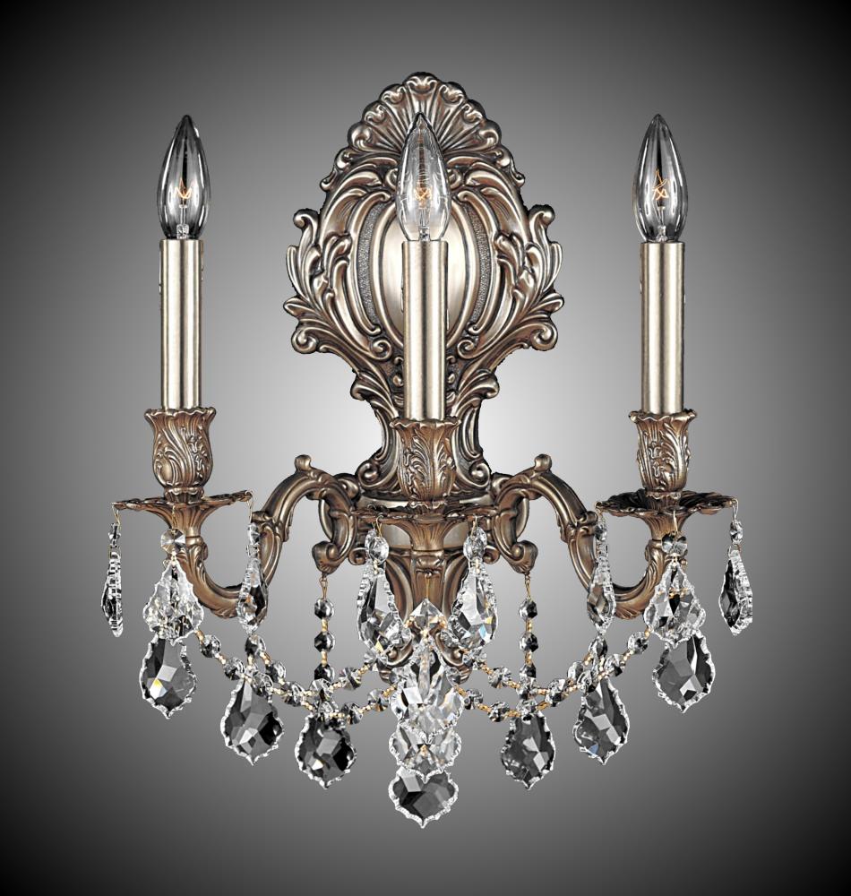 Three Light Wall Sconce